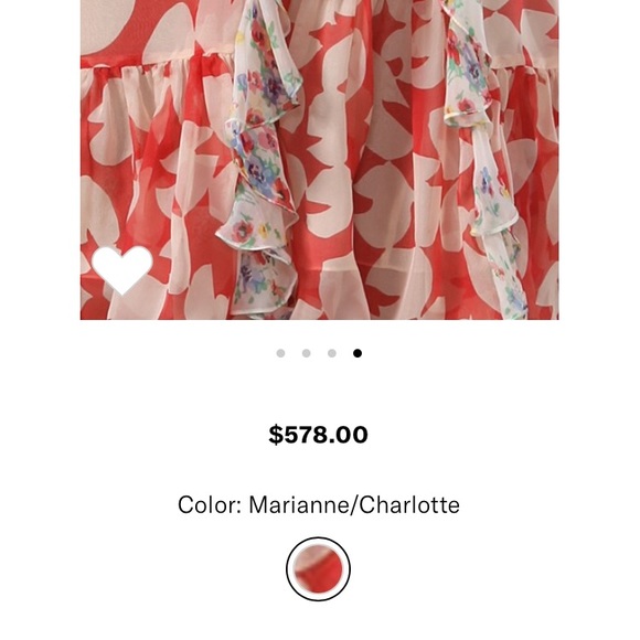 Jill Stuart Silk Halter Dress Lydia Floral Print - Picture 5 of 5